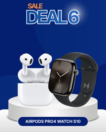 DEAL 6 Apple Series 10 Smart Watch & Apple Airpods Pro 4 ANC