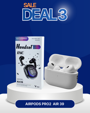DEAL 3 Airpods Pro 2 ANC -Air 39 Wireless Earbuds