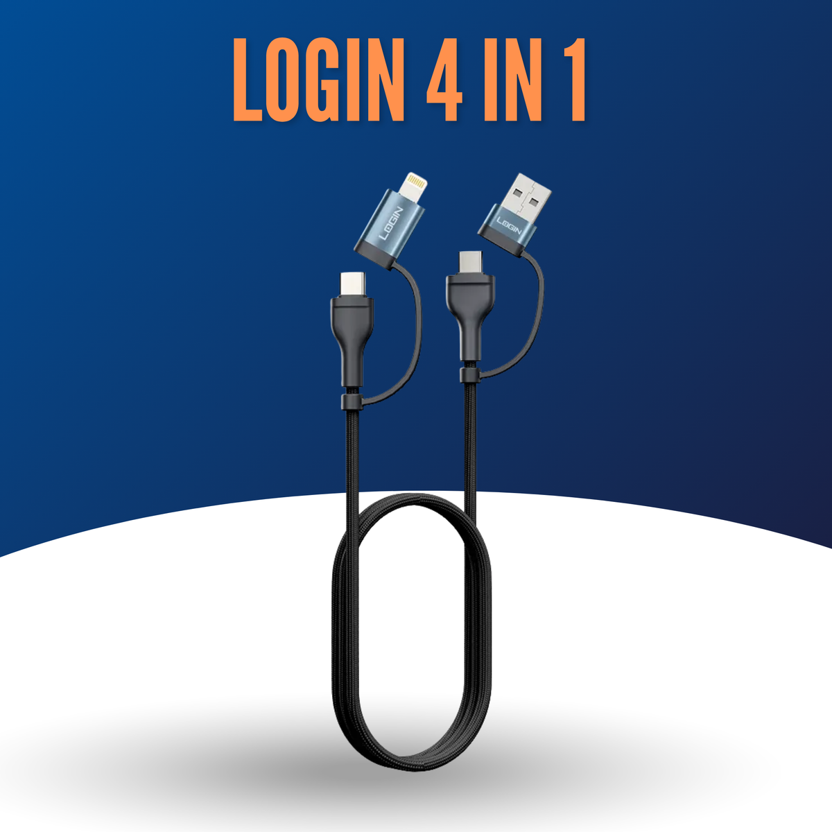 LOGIN Brand L-910 | 4 IN 1 Cable