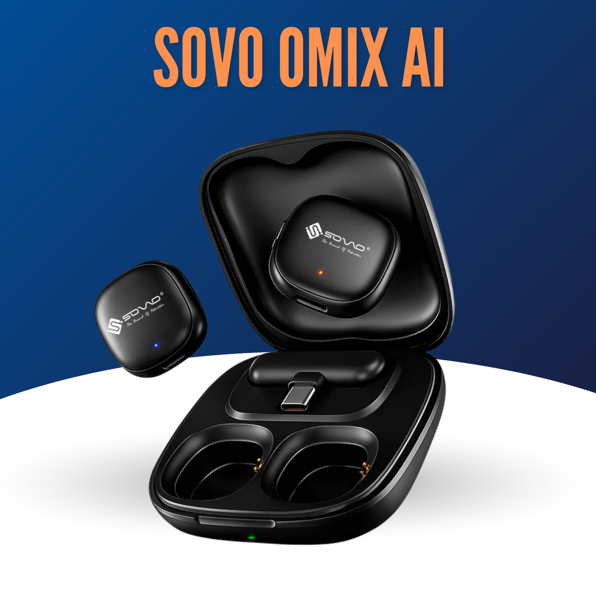 SOVO Brand AI Dual Wireless Microphone SWM-578