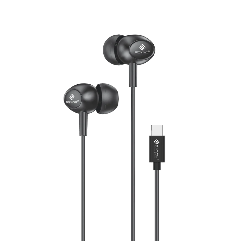 SOVO Brand 3.5mm & Type C Handsfree SH-09