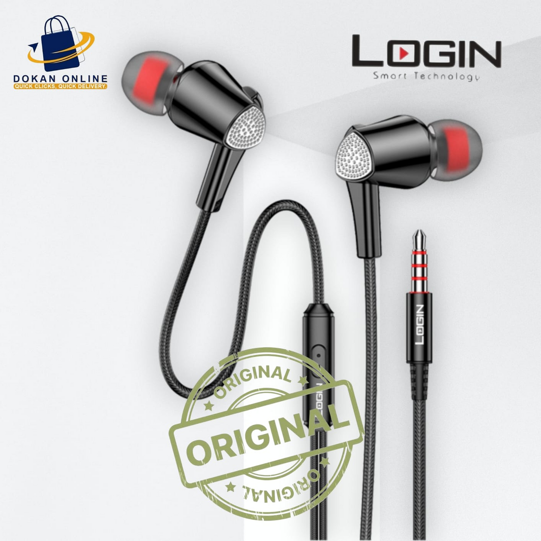 LOGIN L-303 Beats Handsfree Original Hi Bass