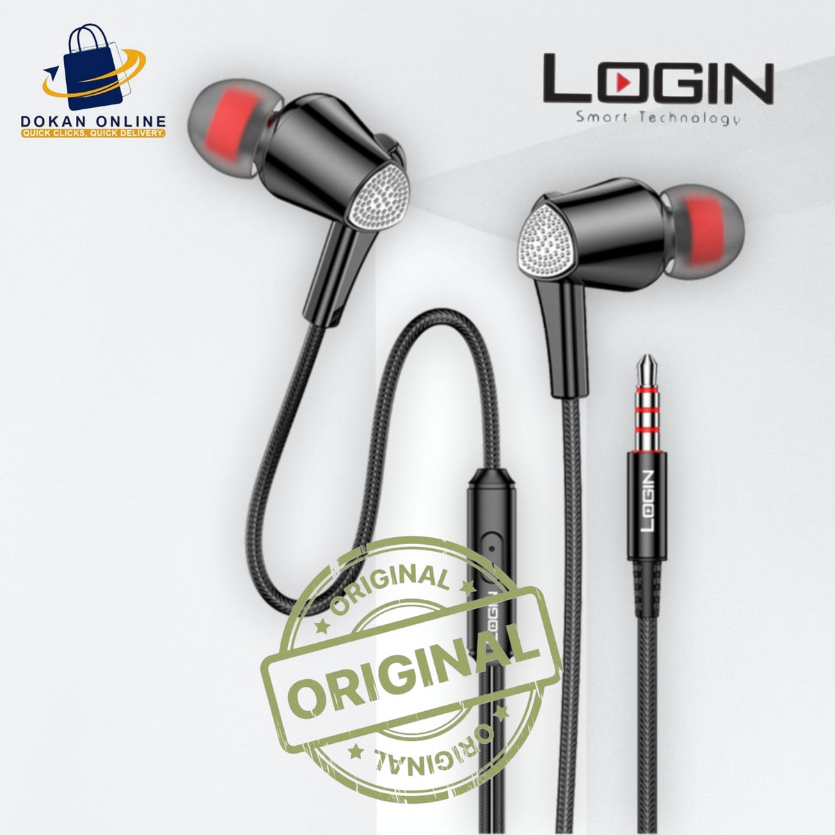 LOGIN L-303 Beats Handsfree Original Hi Bass