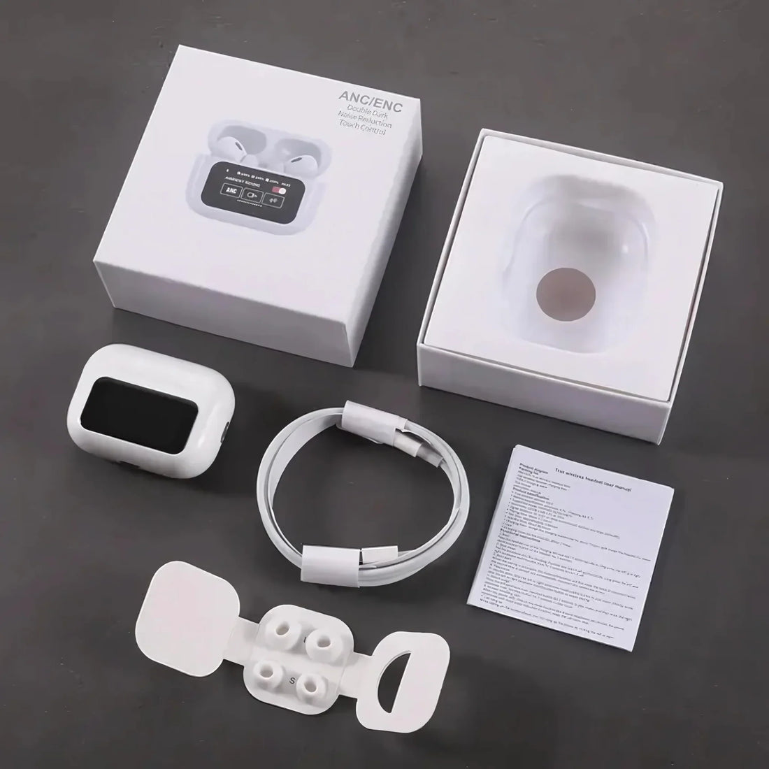 Airpods Pro 2 ANC Touch LED Display