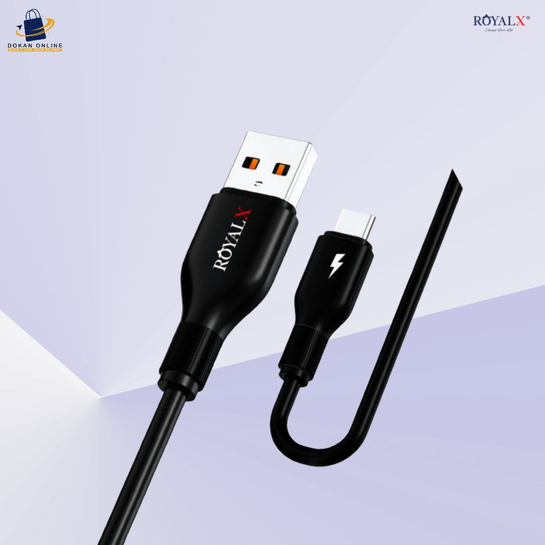 ROYAL X Brand RC-777 Type-C And IOS Cable