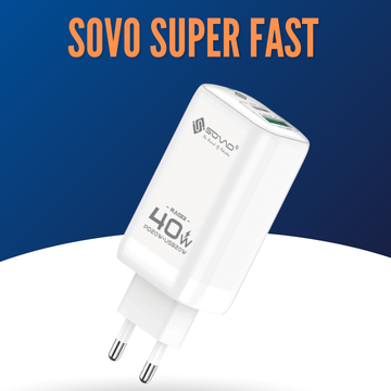 SOVO Brand Super Fast 40W Charger SG-250