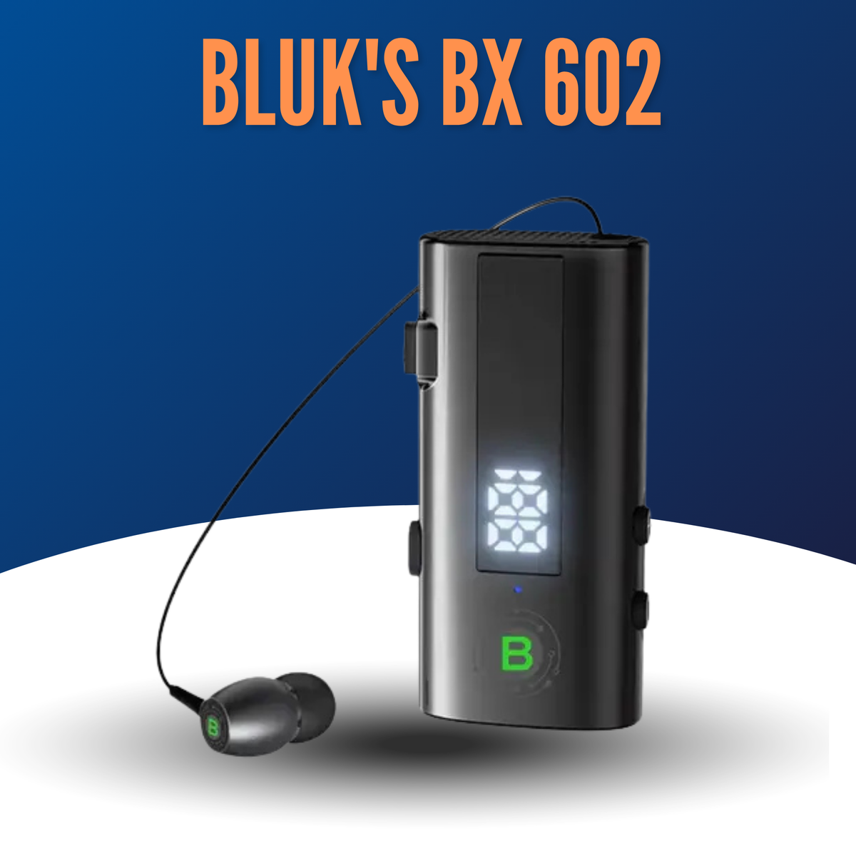 BLUK'S Brand BX-602 CLIPSTER-PRO Wireless Headset