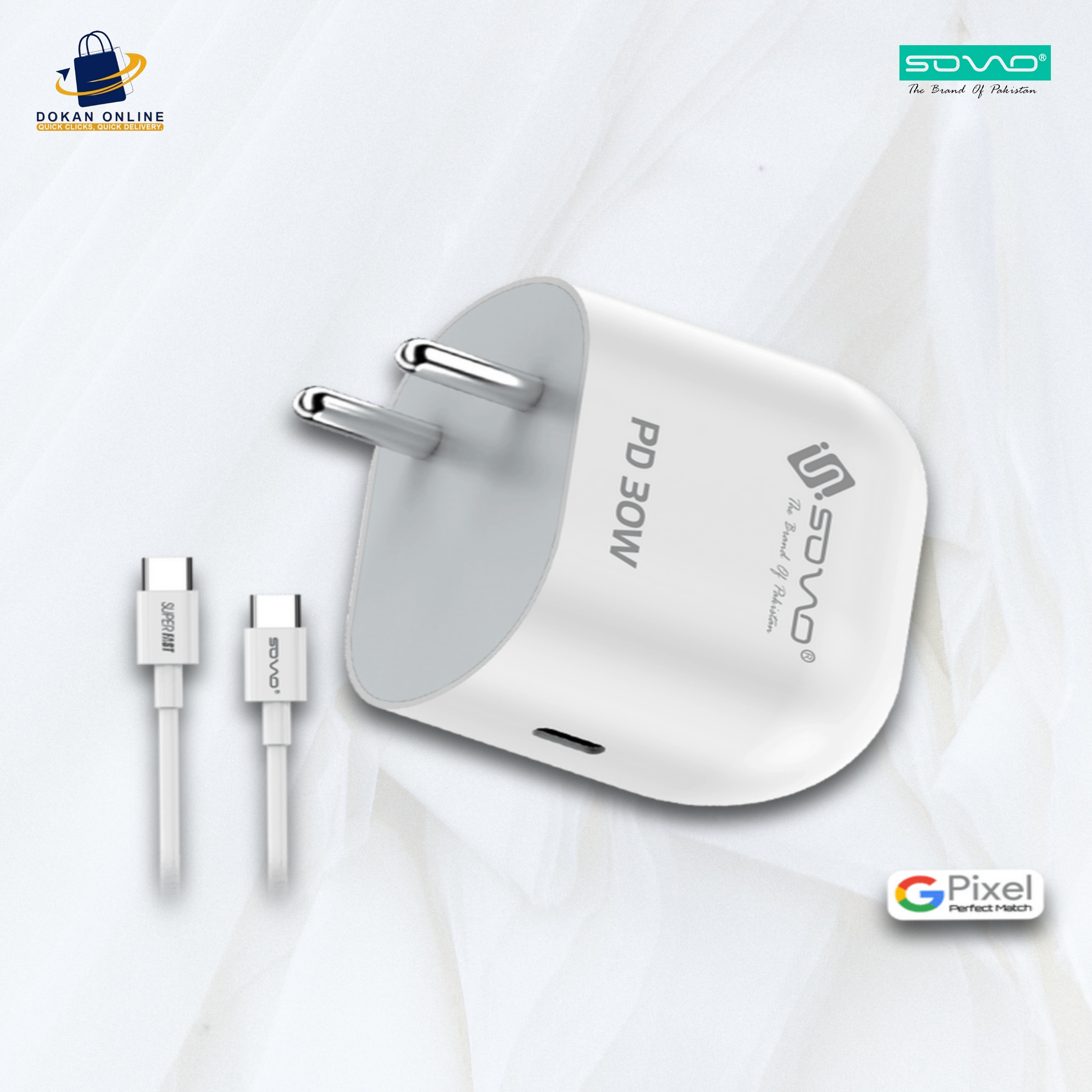 SOVO Charger 30W PD SG-262
