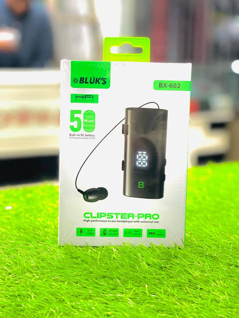 BLUK'S Brand BX-602 CLIPSTER-PRO Wireless Headset