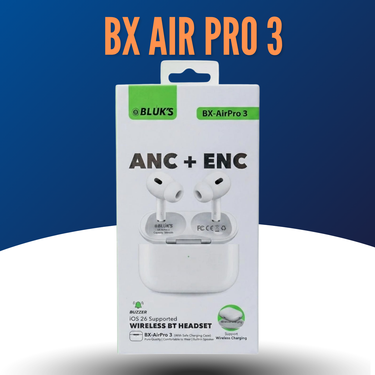 BLUK'S Brand BX Air Pro 3 ANC ENC
