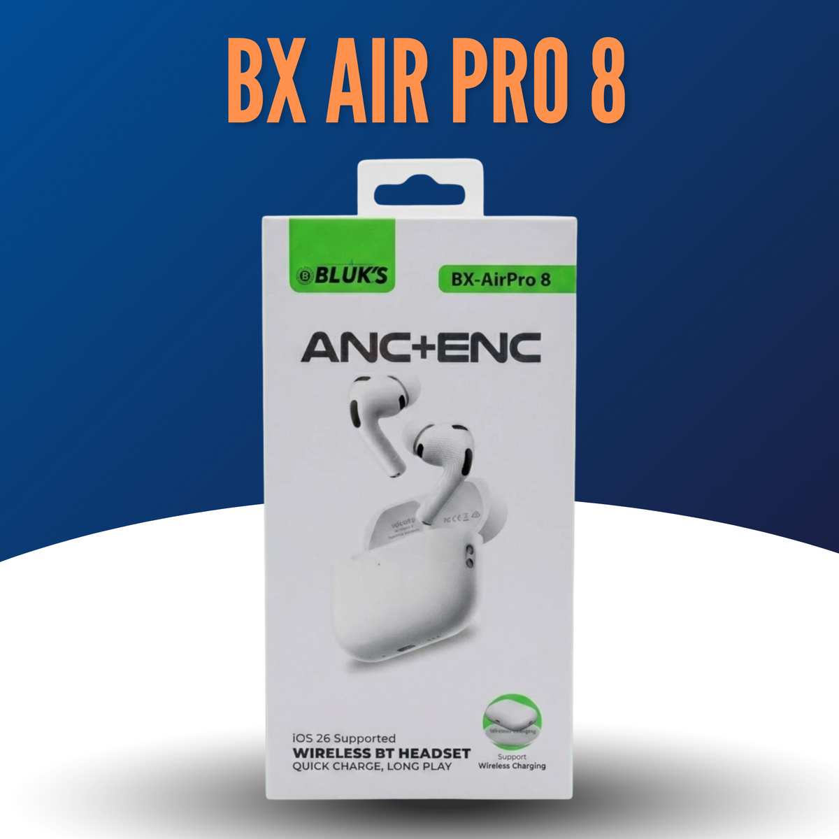 BLUK'S Brand BX Air Pro 8 ANC ENC
