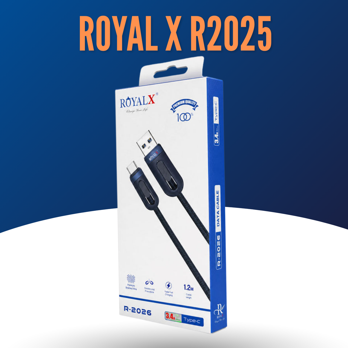ROYAL X Brand Data Cable R-2026