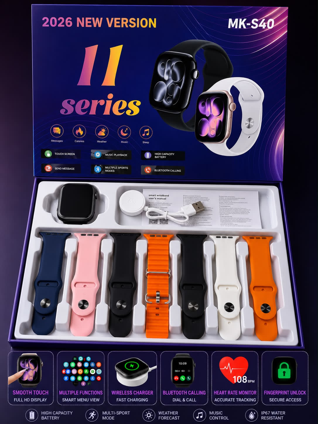 Series 11 Smart Watch 7in1 MKS40