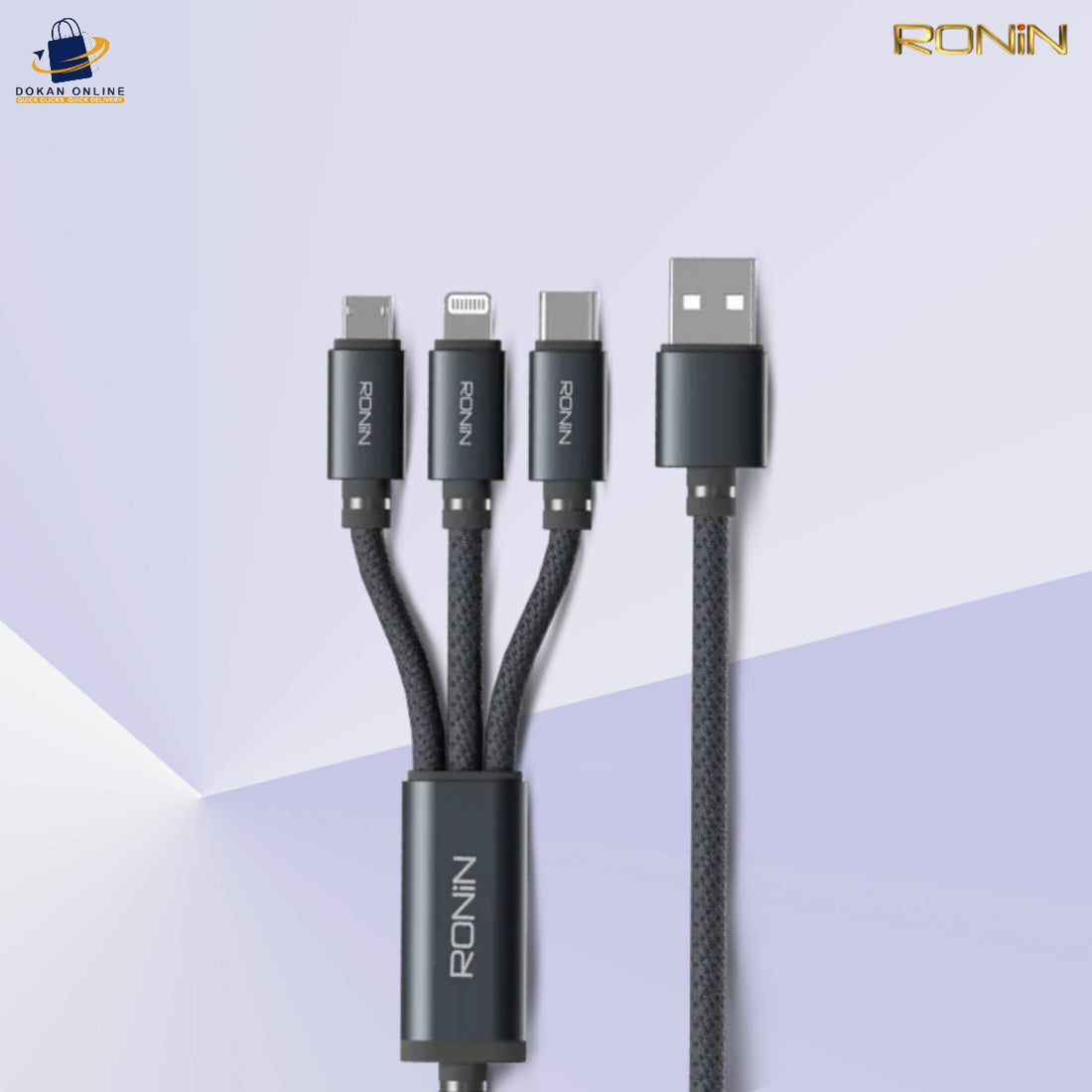 RONIN Brand SMASH | R-2015 - 3 in 1 Cable