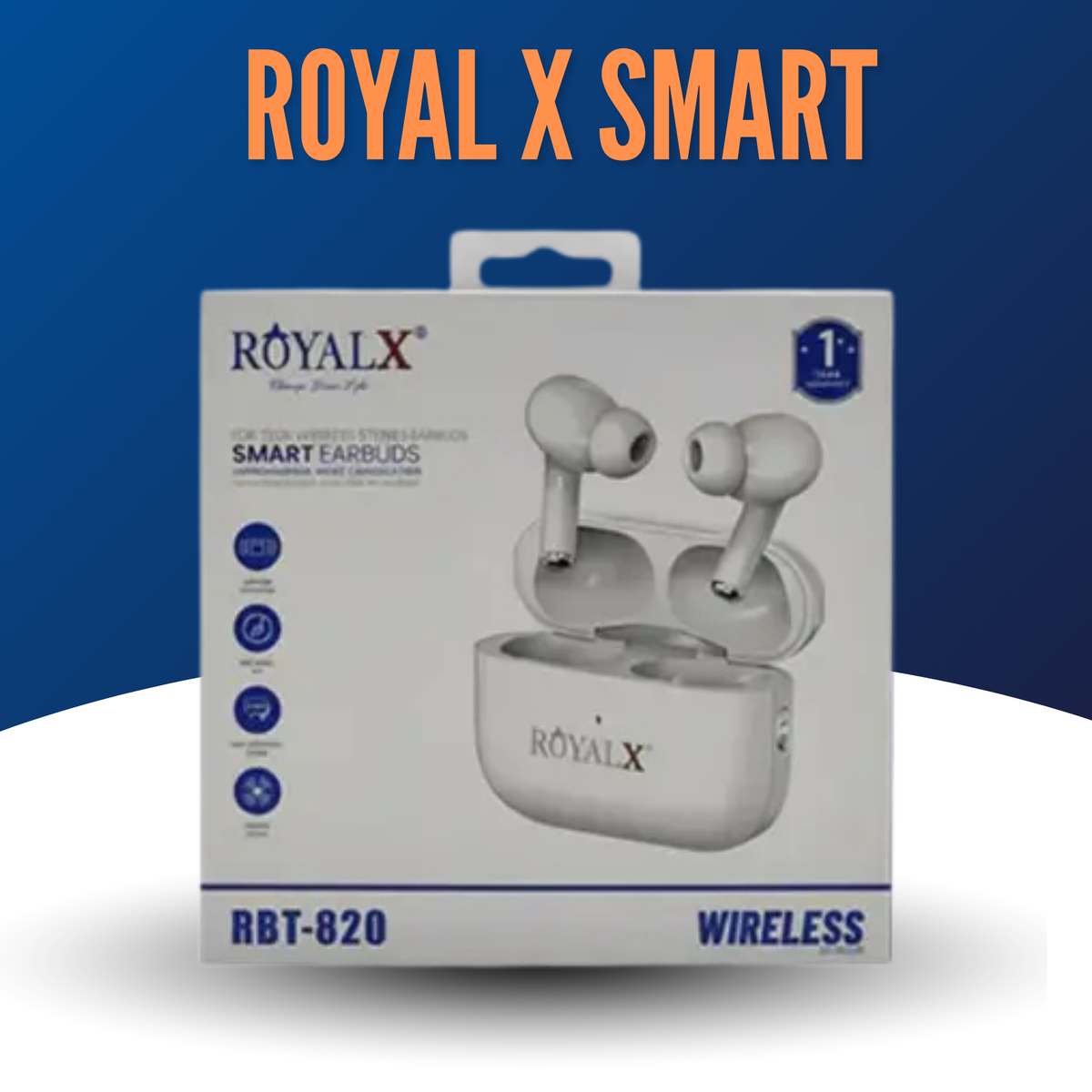 ROYAL X Brand Beat Pro Earbuds RBT-820