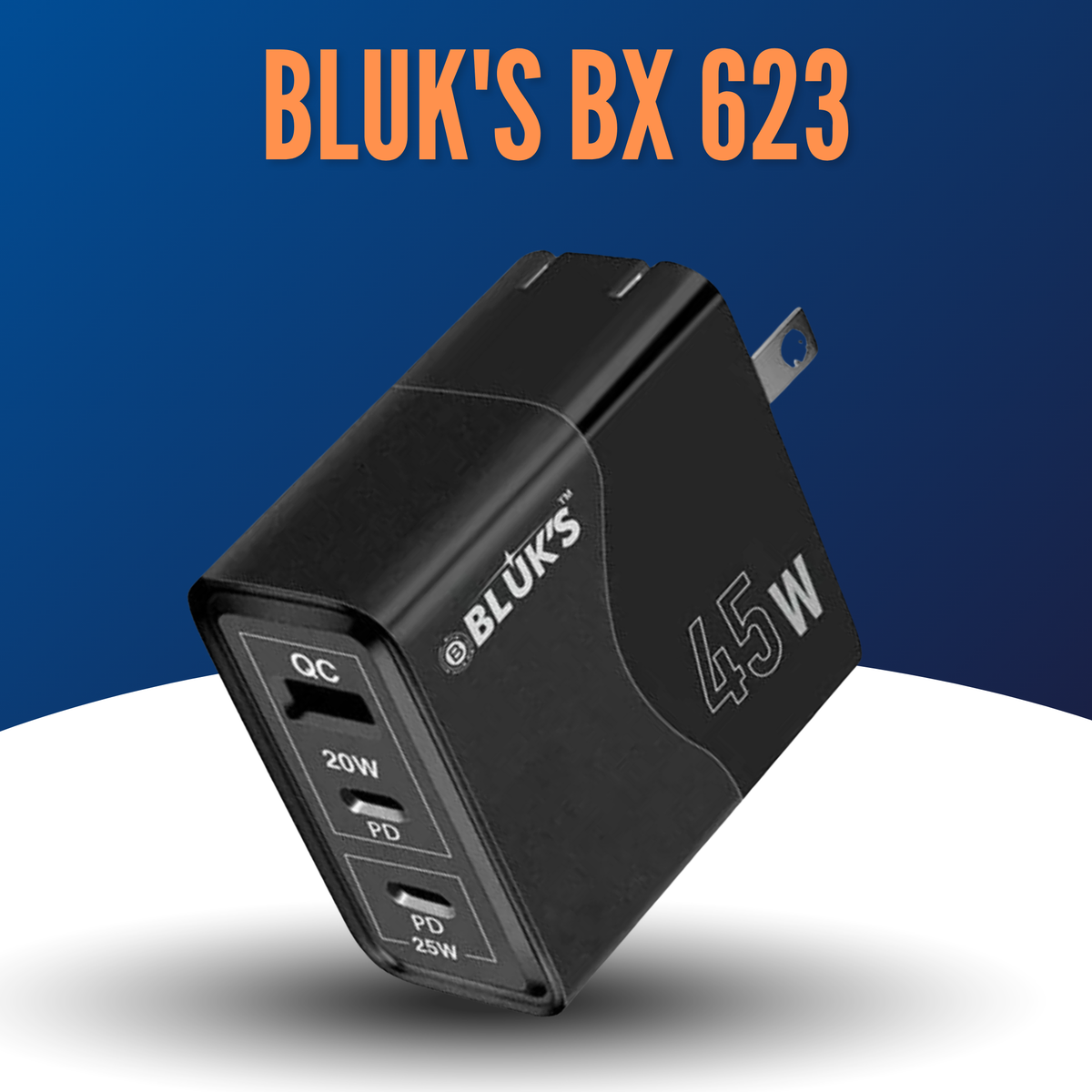 BLUK'S Brand Super Fast Charger 45w BX-623