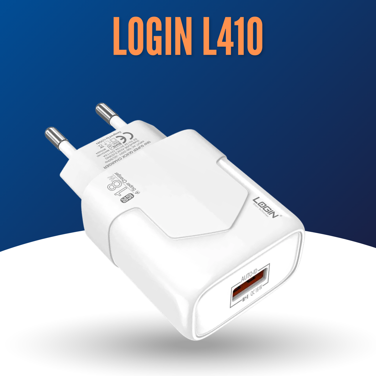 LOGIN Brand 18W QC Charger L-410